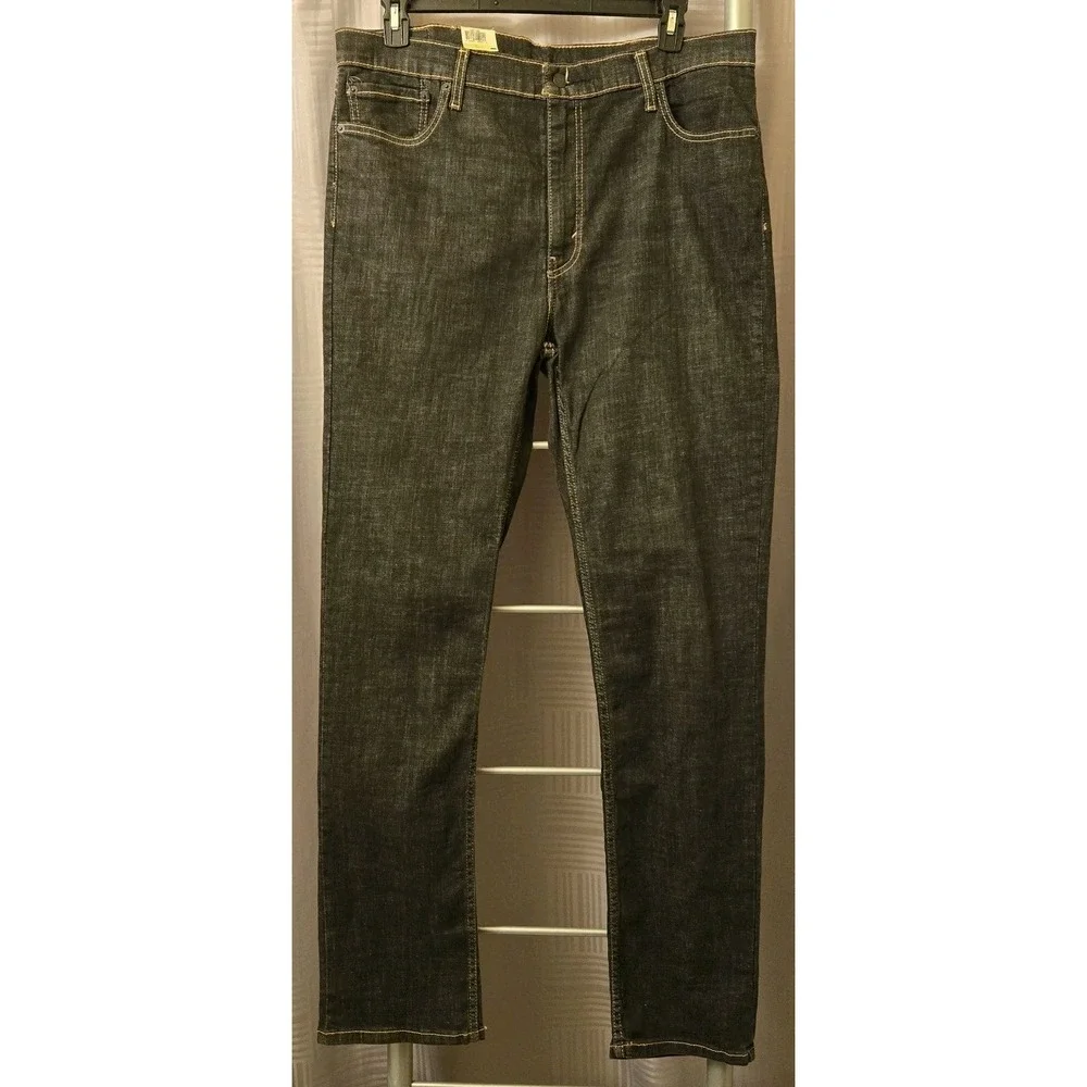 Levis‎ Mens Flex 511 Slim Jeans 40x34 Charcoal Wash Stretch Denim NWT